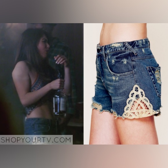 Free People Pants - Free People Battenberg Crochet Cut Off Shorts
